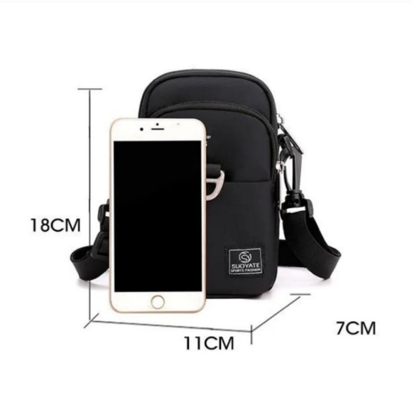 NEW / Men's bag / shoulder-belt-crossbody / GRAY - Picture 14 of 15